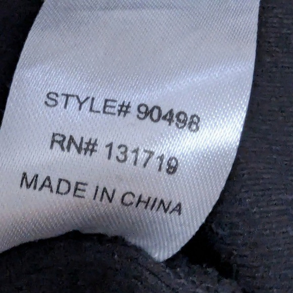 Foxy Kind Out of Pocket Oversized Ribbed Lounge Dress Black M - Picture 11 of 12